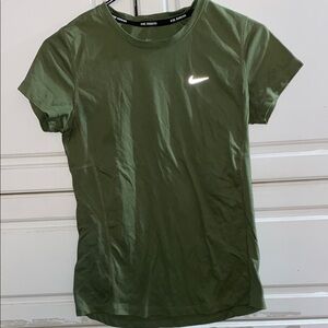 Nike Women's Olive Short Sleeve Tee